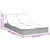 2-Person Sunbed with Cushions White Poly Rattan