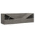 Outdoor Lounge Bed with Cushions Grey Poly Rattan