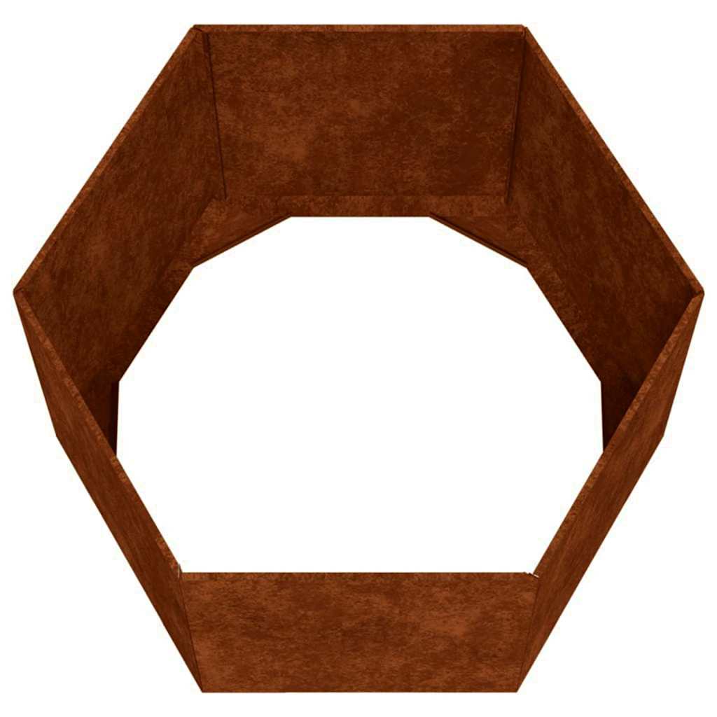Planter Rusty 60x60x45 cm Corten Steel