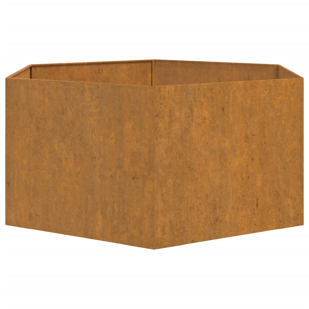 Planter Rusty 90x90x45 cm Corten Steel