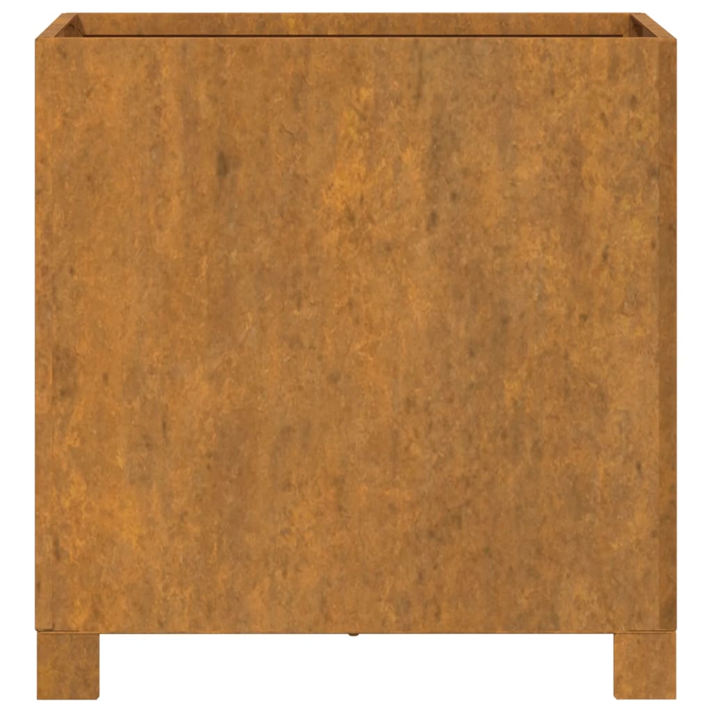 Planters with Legs 2 pcs Rusty 42x40x43 cm Corten Steel