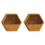 Wall Planters 2 pcs Rusty Corten Steel 30x10x25 cm