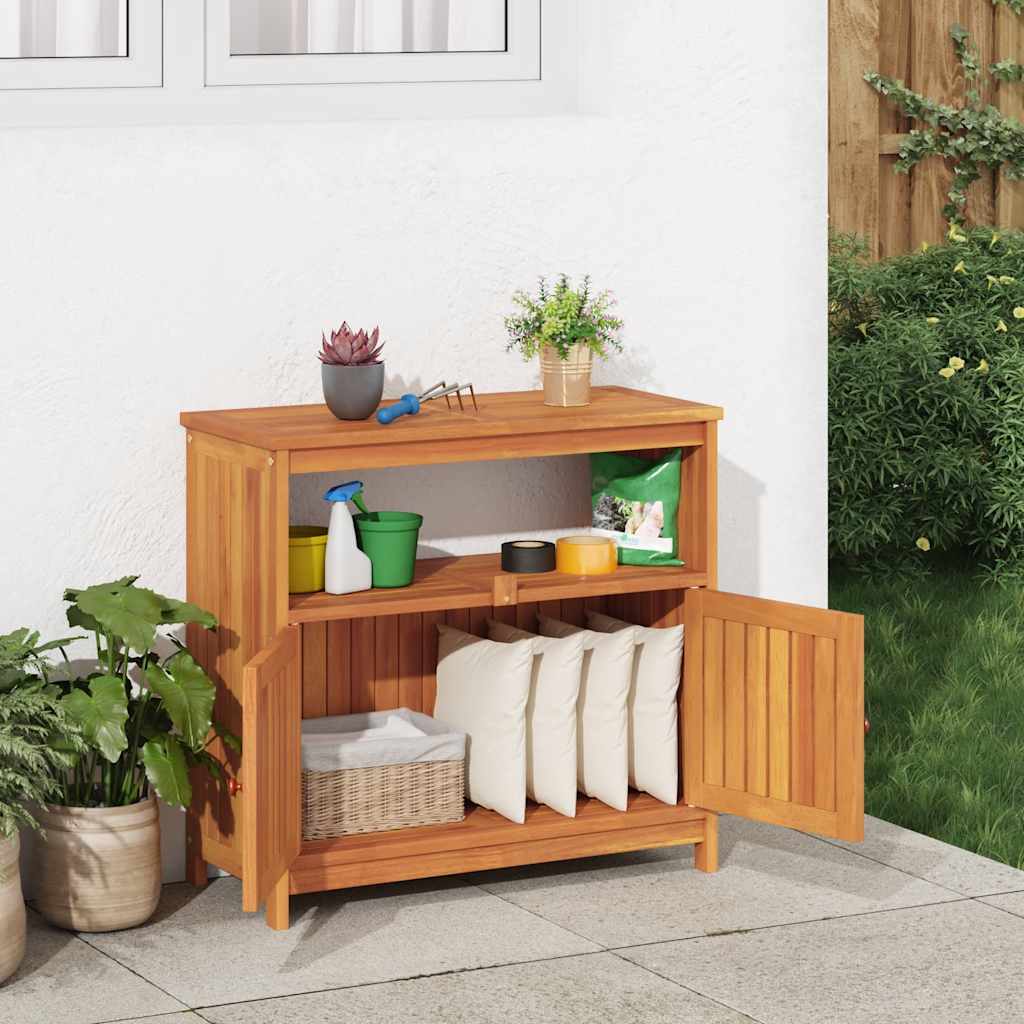 Garden Console Table 80x35x75 cm Solid Wood Acacia