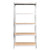 5-Layer Heavy-duty Shelves 2 pcs Silver Steel and Engineered Wood