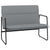 Bench Light Grey 100x64x80 cm Fabric