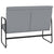 Bench Light Grey 100x64x80 cm Fabric