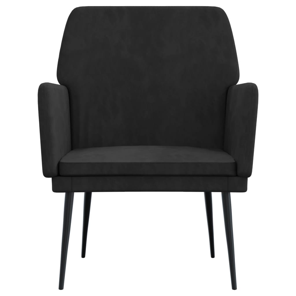 Armchair Black 62x79x79 cm Velvet