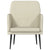 Armchair Cream 61x78x80 cm Faux Leather