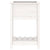 Planter with Shelf White 54x34.5x81 cm Solid Wood Pine