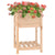 Planter with Shelf 54x54x81 cm Solid Wood Pine