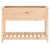 Planter with Shelf 111.5x54x81 cm Solid Wood Pine