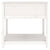 Planter with Shelf White 82.5x82.5x81 cm Solid Wood Pine