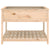 Planter with Shelf 111.5x111.5x81 cm Solid Wood Pine