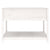 Planter with Shelf White 111.5x111.5x81 cm Solid Wood Pine