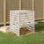 Composter White 82.5x82.5x99.5 cm Solid Wood Pine