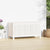 Garden Storage Box White 115x49x60 cm Solid Wood Pine