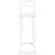 Firewood Rack White 110x35x108.5 cm Solid Wood Pine