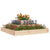 Planter 80x80x27 cm Solid Wood Pine