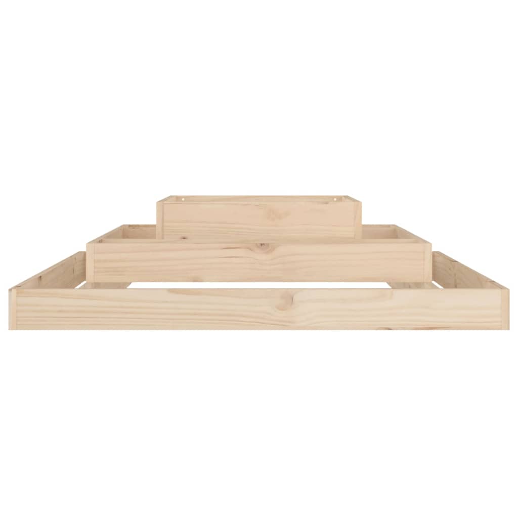 Planter 110x110x27 cm Solid Wood Pine