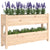 Planter 112x25x66 cm Solid Wood Pine