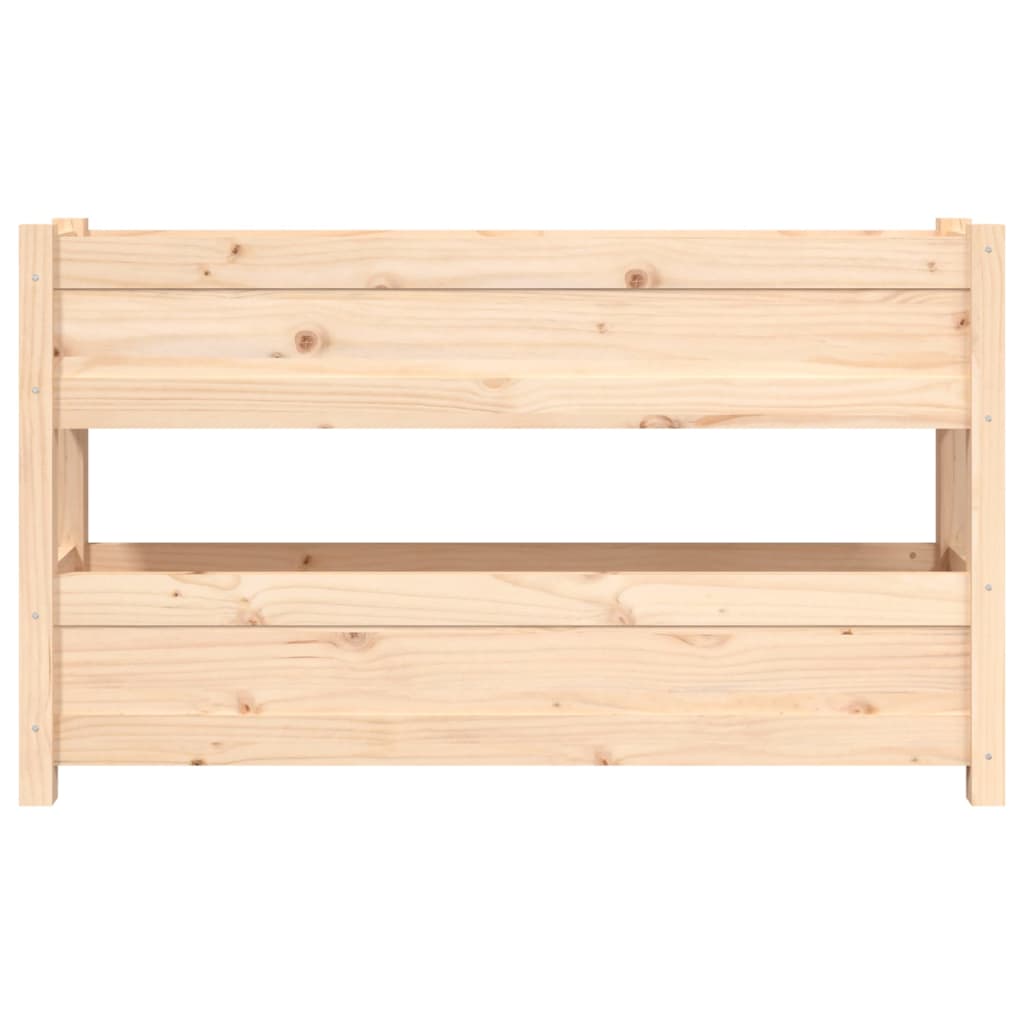 Planter 112x25x66 cm Solid Wood Pine