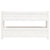 Planter White 112x25x66 cm Solid Wood Pine