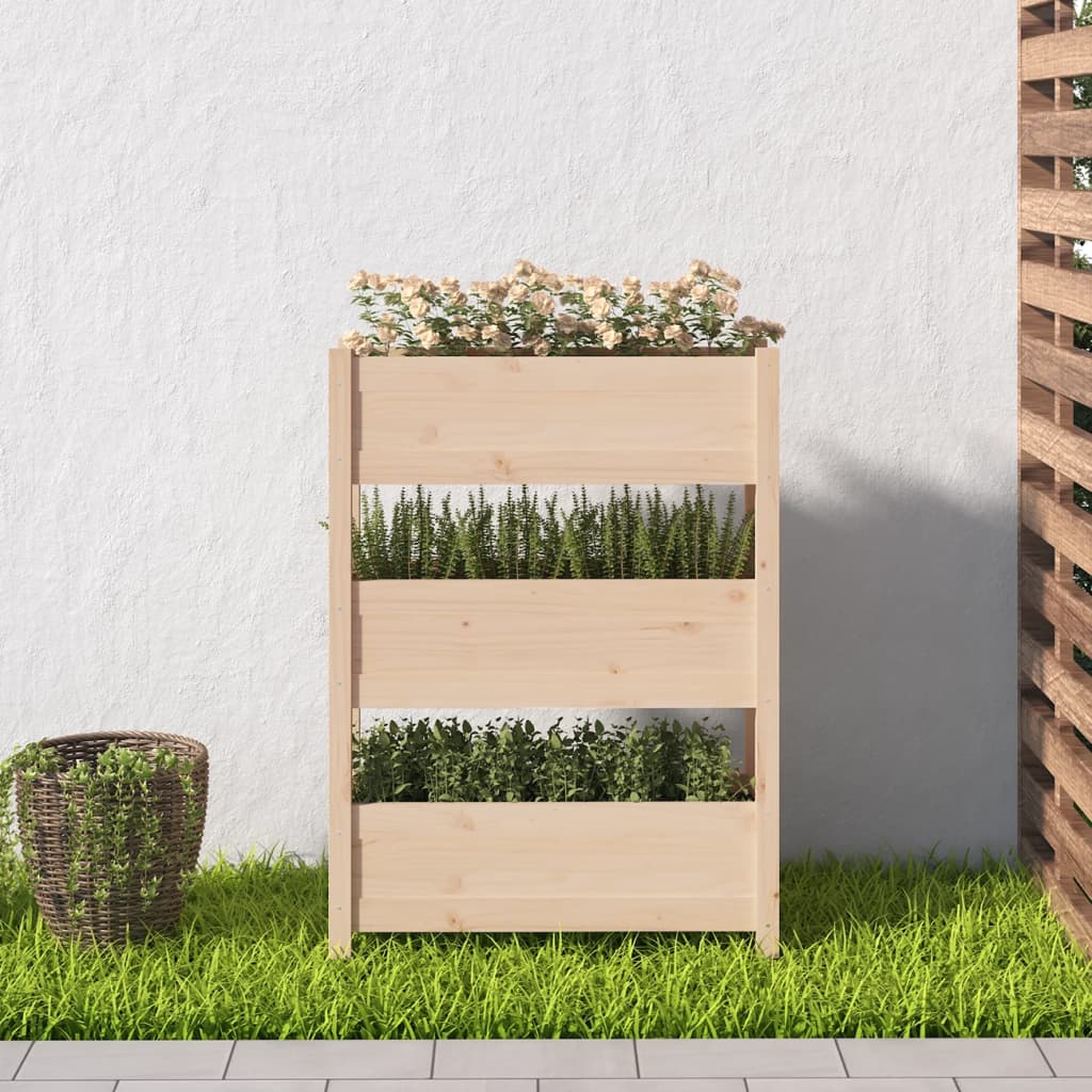 Planter 77x25x104.5 cm Solid Wood Pine