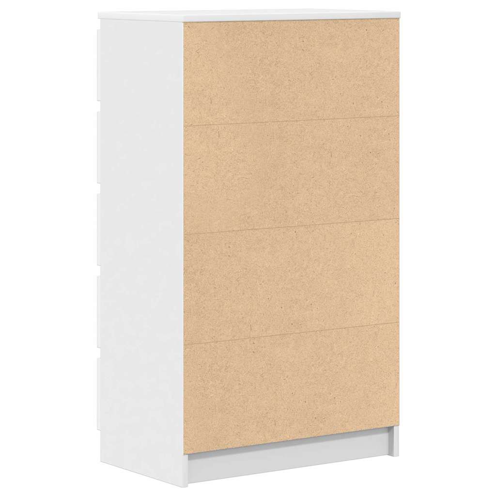 Drawer Cabinet White 60x36x103 cm Engineered Wood