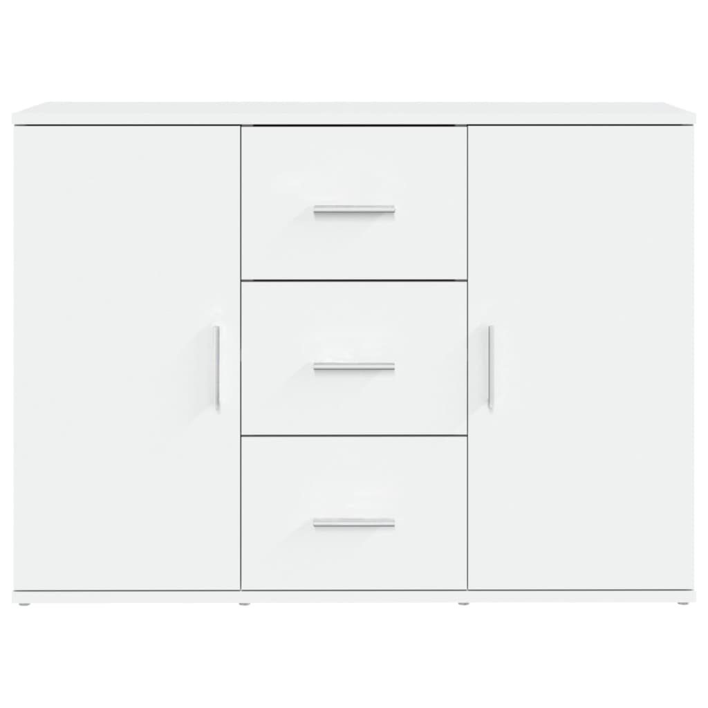 Sideboard White 91x29.5x65 cm Engineered Wood