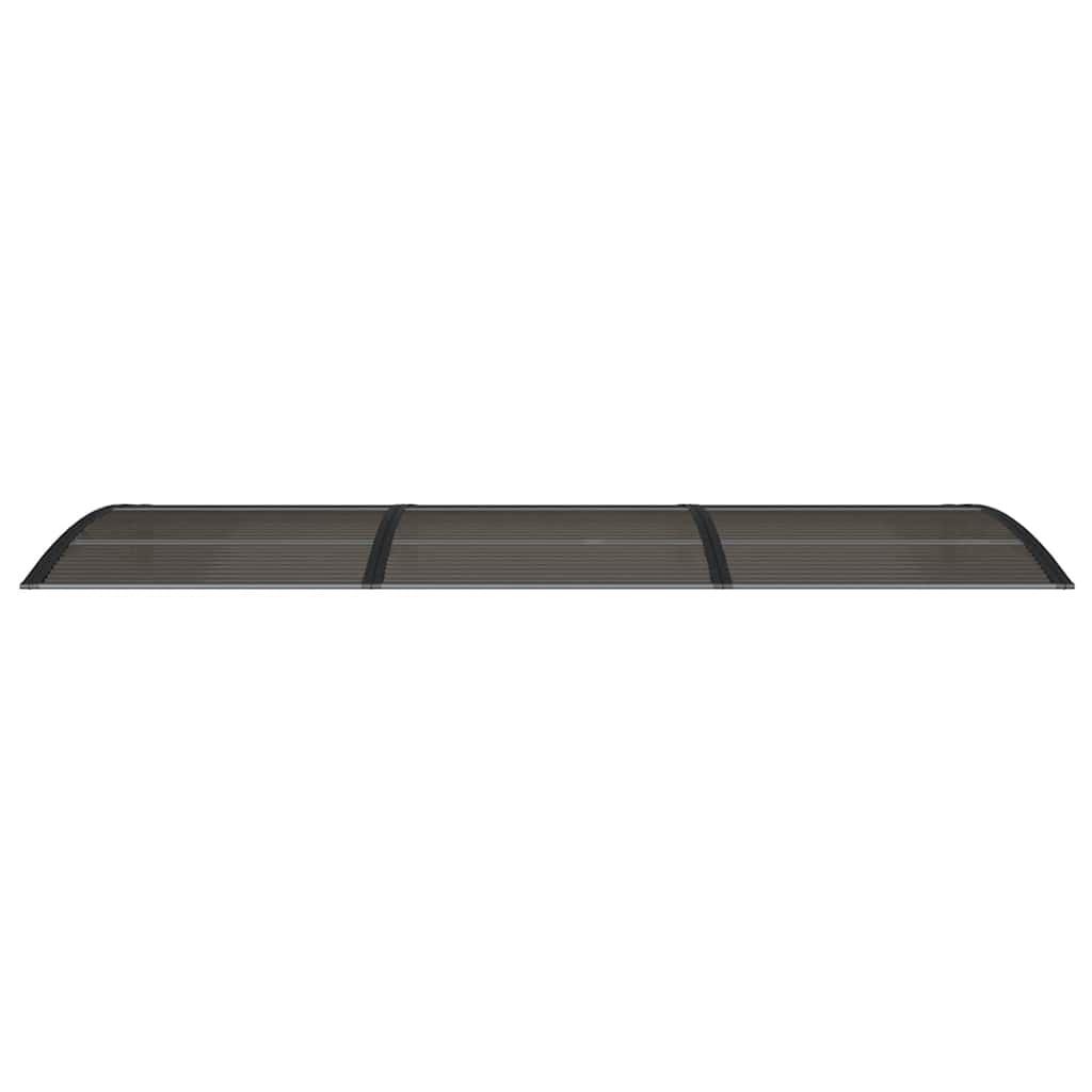Door Canopy Black 300x100 cm Polycarbonate
