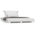 Bed Frame without Mattress White 150x200 cm Solid Wood Pine