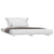 Bed Frame without Mattress White 150x200 cm Solid Wood Pine