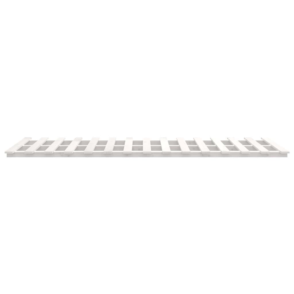 Bed Frame without Mattress White 90x190 cm Solid Wood Pine