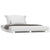 Bed Frame without Mattress White 135x190 cm Solid Wood Pine