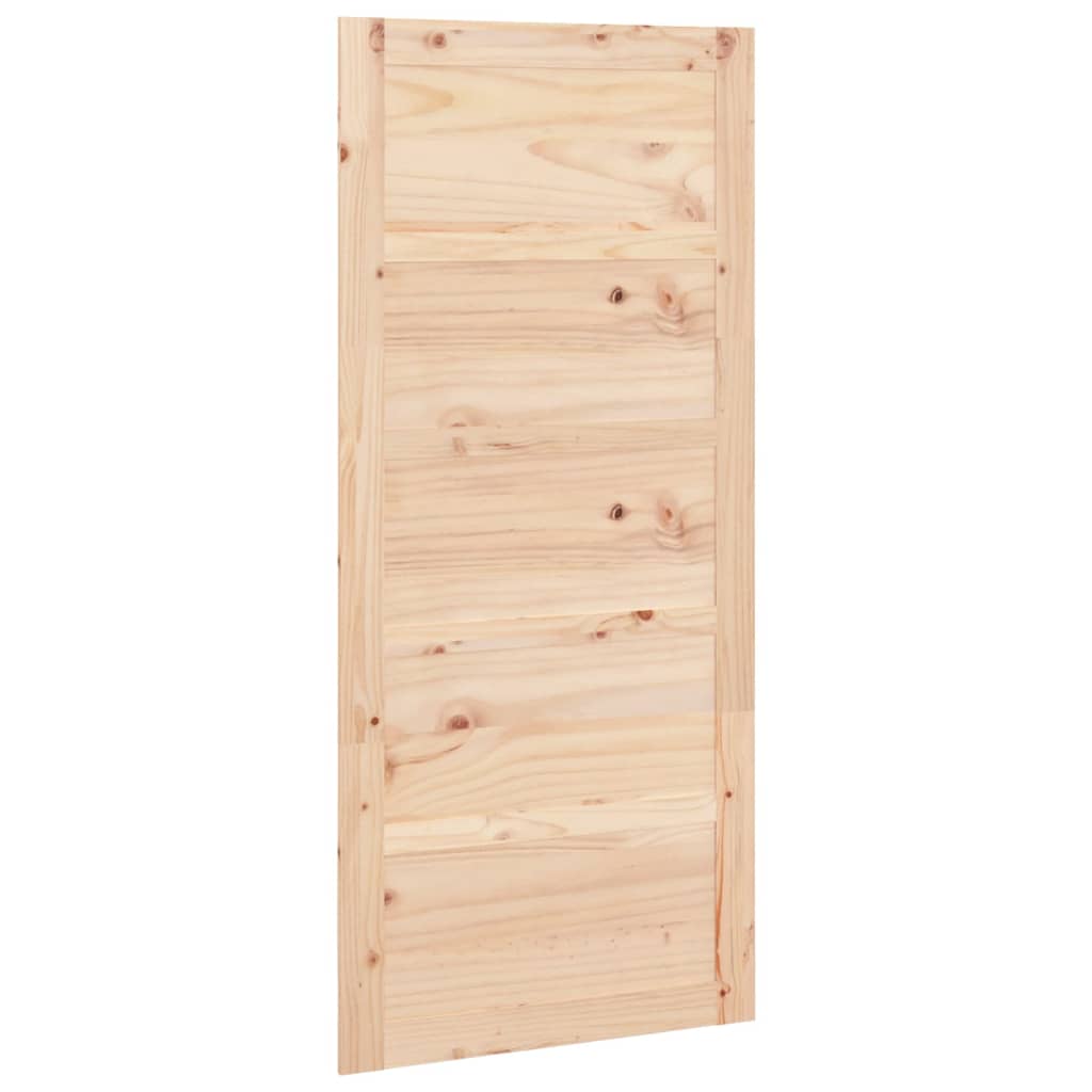 Barn Door 90x1.8x204.5 cm Solid Wood Pine