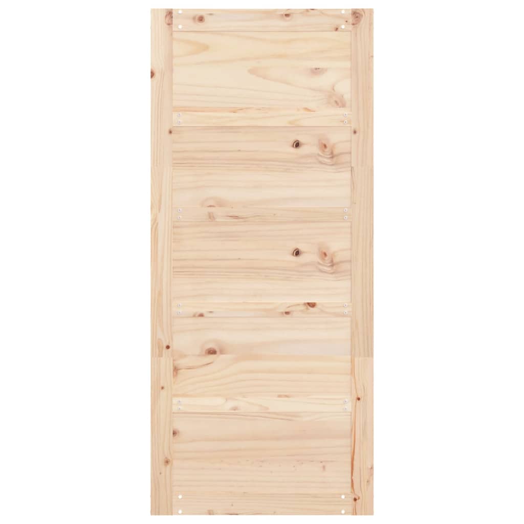 Barn Door 90x1.8x204.5 cm Solid Wood Pine