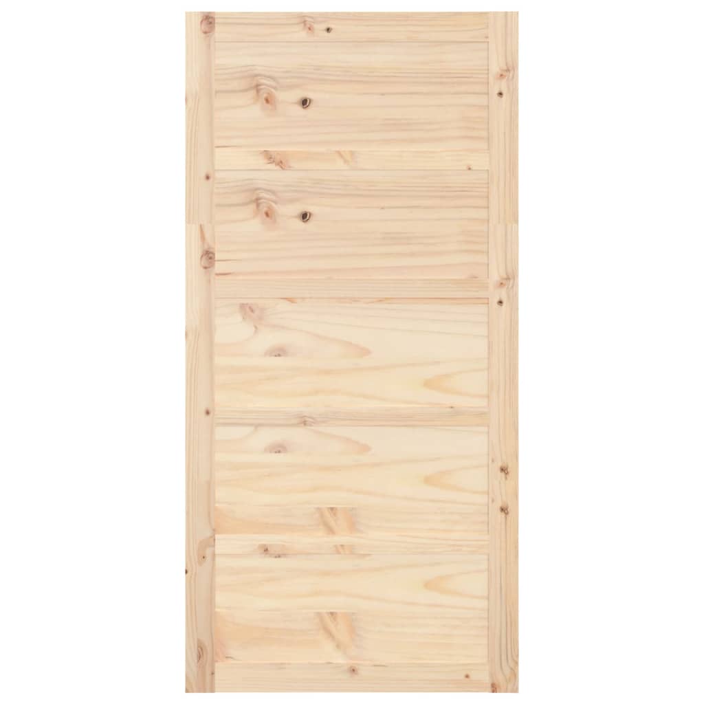 Barn Door 100x1.8x204.5 cm Solid Wood Pine