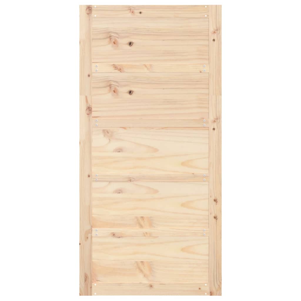 Barn Door 100x1.8x204.5 cm Solid Wood Pine