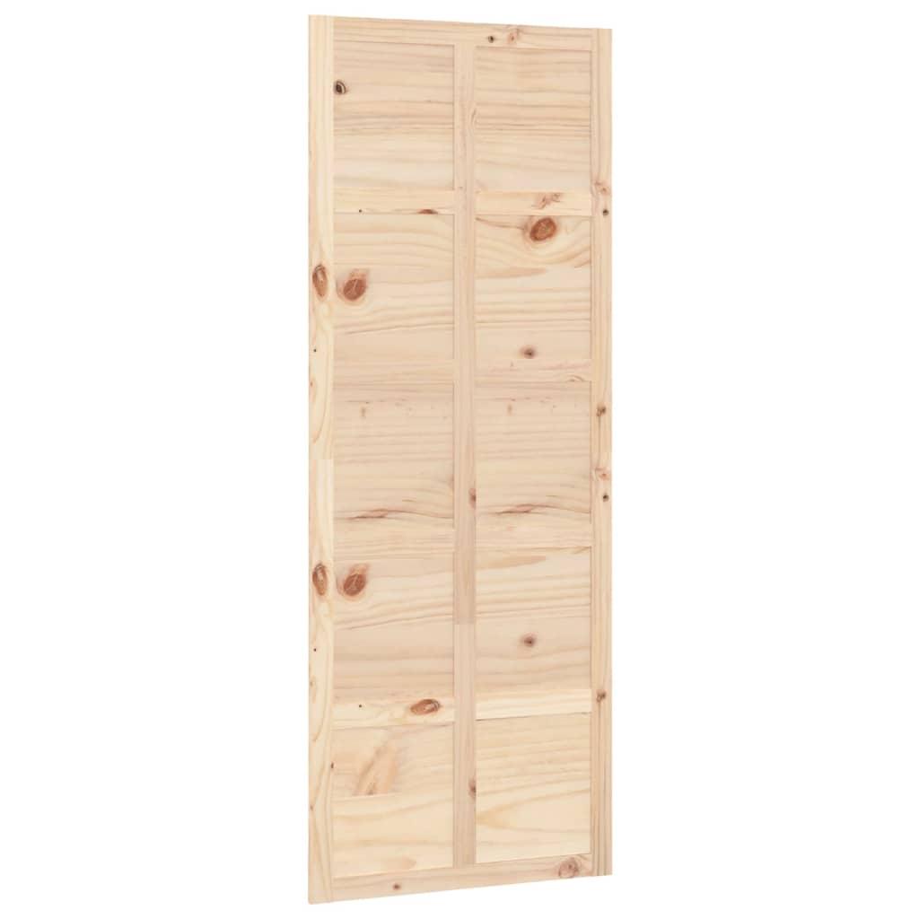 Barn Door 80x1.8x214 cm Solid Wood Pine