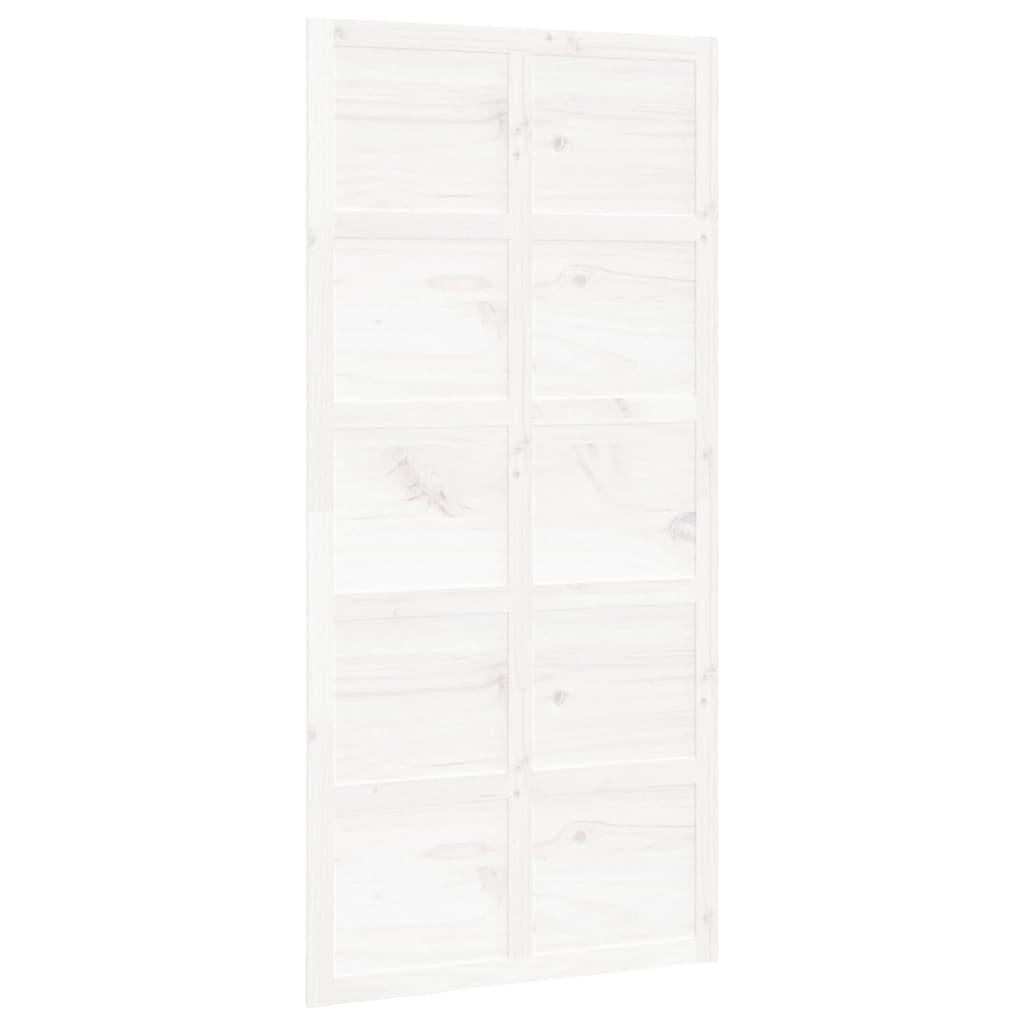 Barn Door White 100x1.8x214 cm Solid Wood Pine