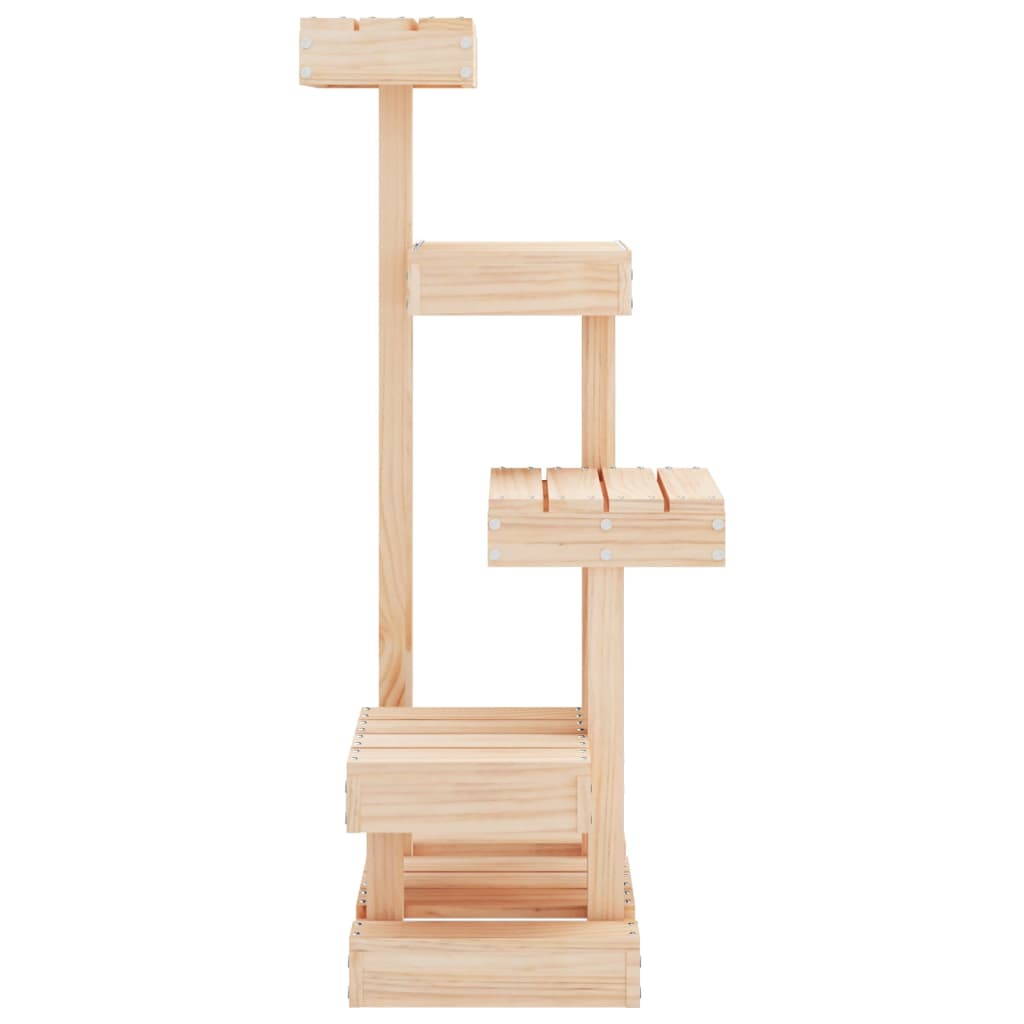 Cat Tree 45.5x49x103 cm Solid Wood Pine