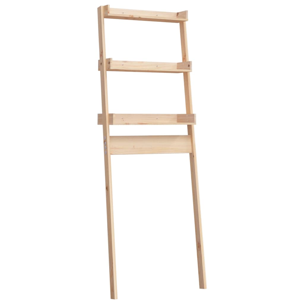 Toilet Rack 63.5x32x179 cm Solid Wood Pine