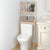 Toilet Rack 63.5x32x179 cm Solid Wood Pine