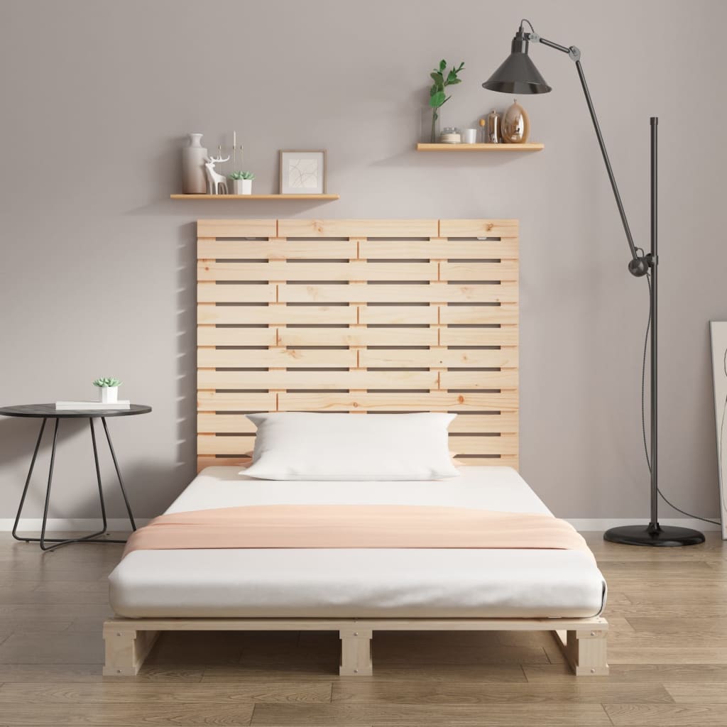 Wall Headboard 96 cm Solid Wood Pine