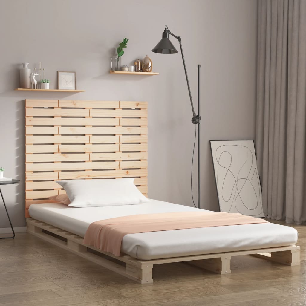 Wall Headboard 96 cm Solid Wood Pine