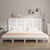 Wall Headboard White 156 cm Solid Wood Pine