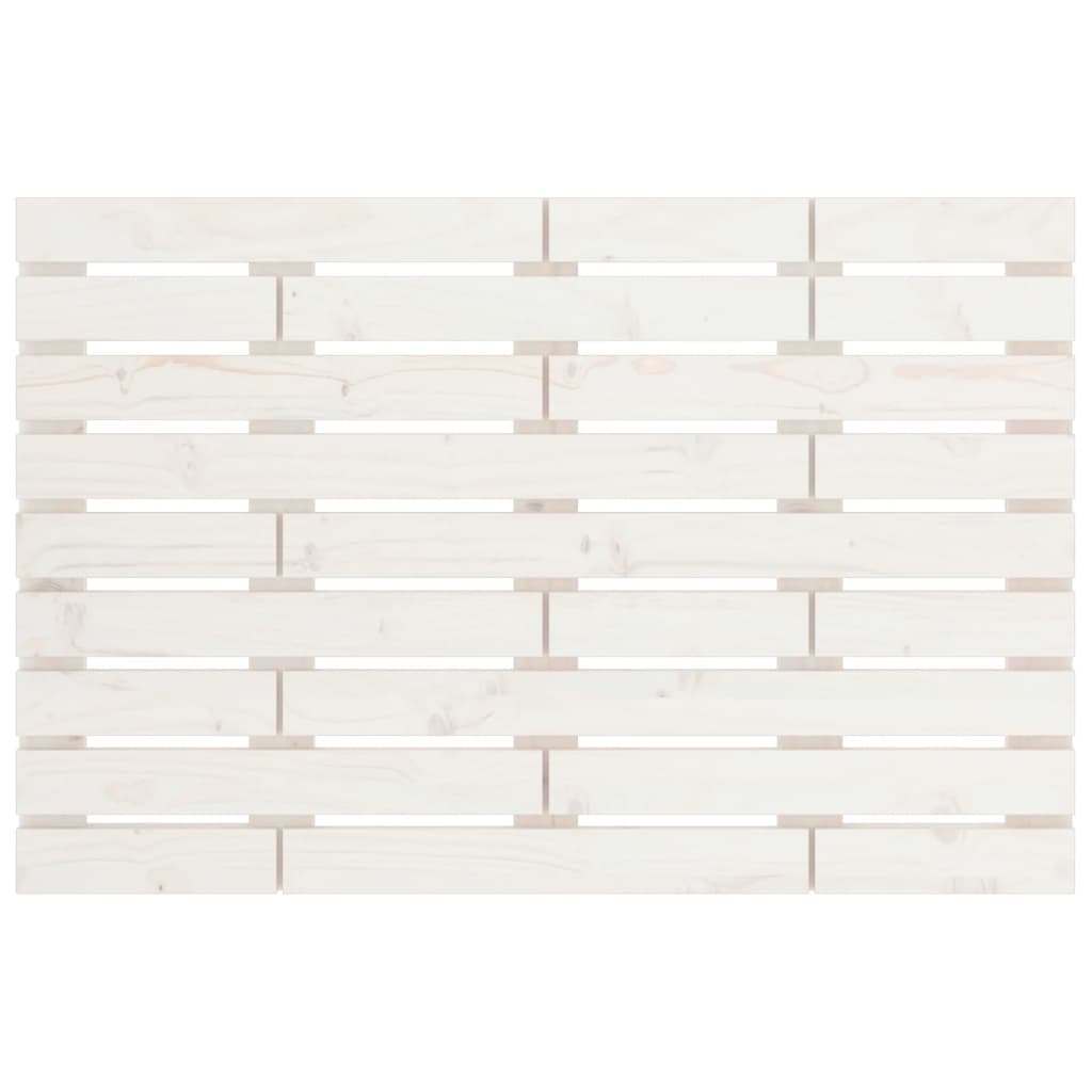 Wall Headboard White 96 cm Solid Wood Pine