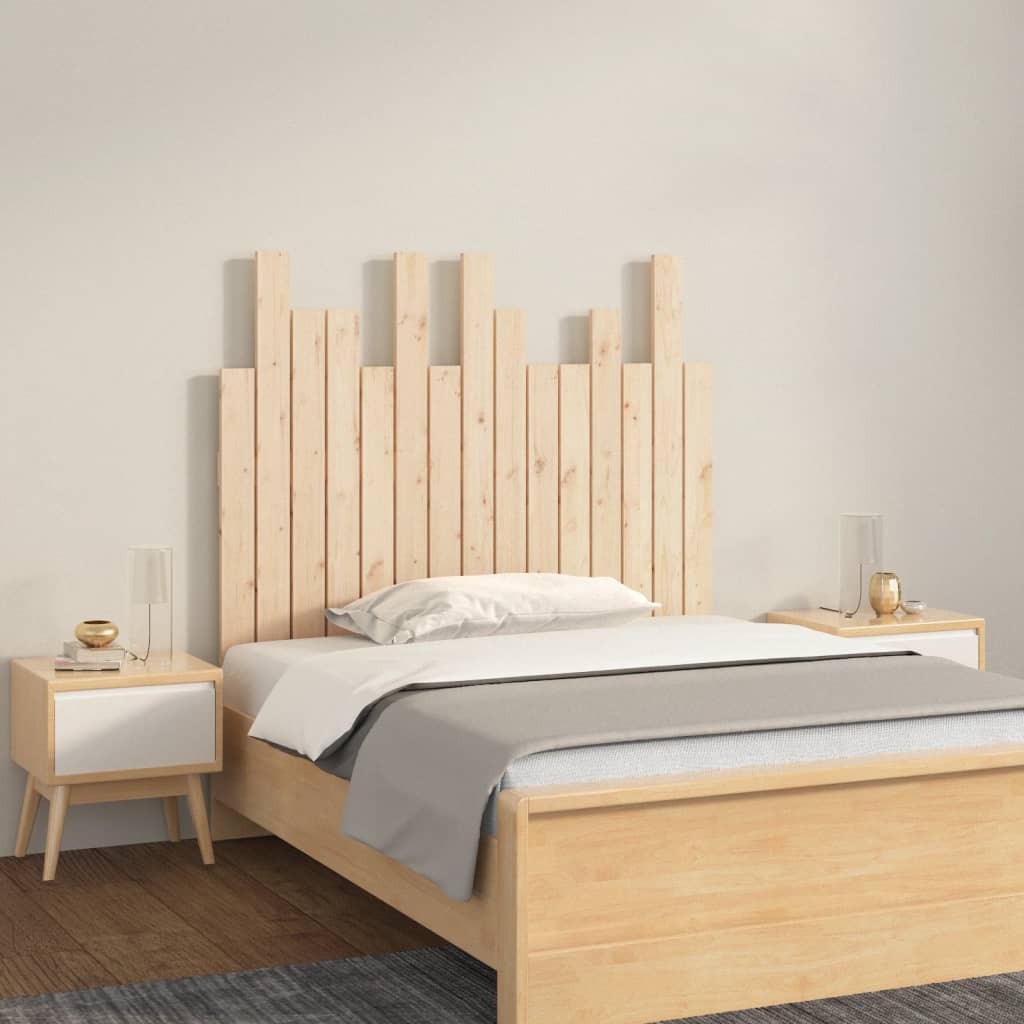 Wall Headboard 95.5 cm Solid Wood Pine