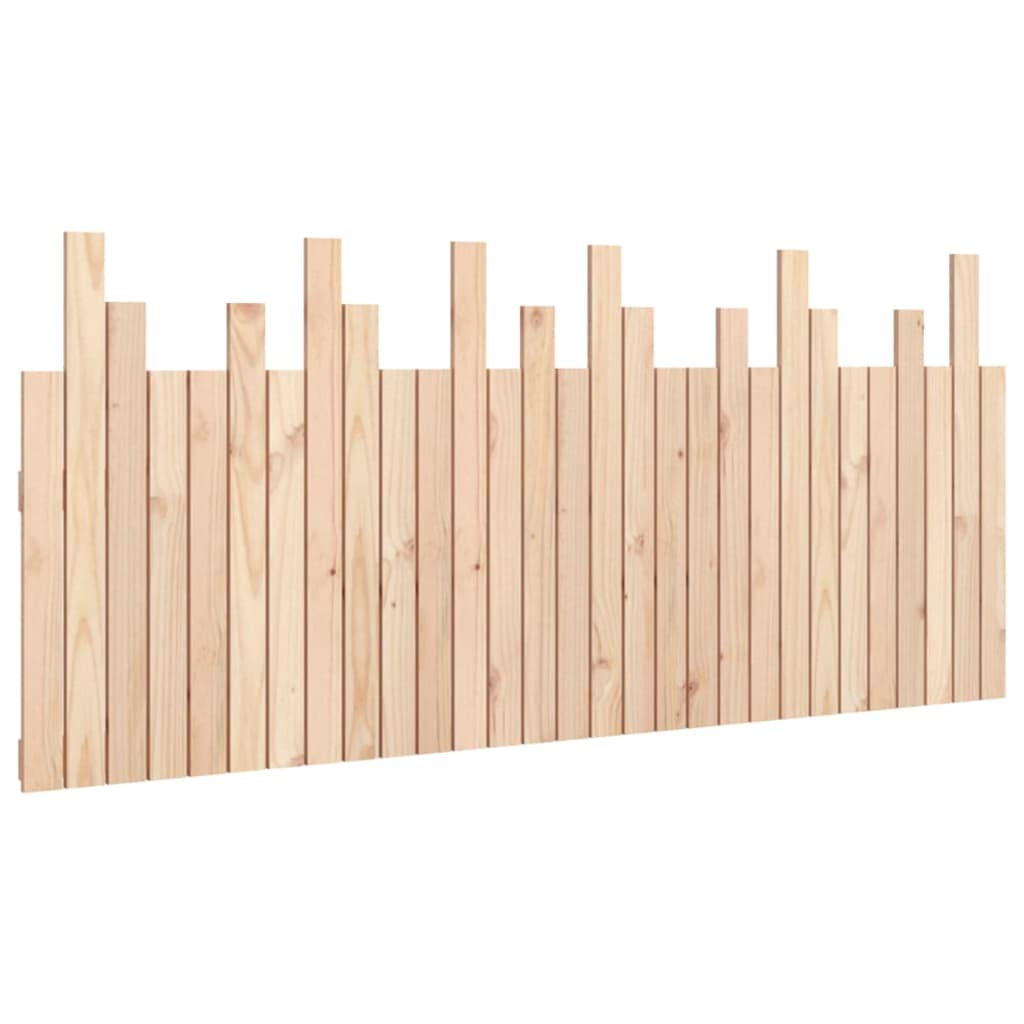 Wall Headboard 185 cm Solid Wood Pine