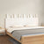 Wall Headboard White 185 cm Solid Wood Pine